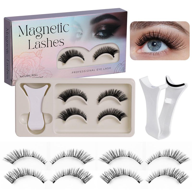 Thick, curled, no-removal eyelash curler set